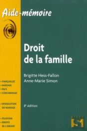 Droit De La Famille (8e Édition)