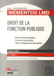 Droit De La Fonction Publique, 3eme Edition