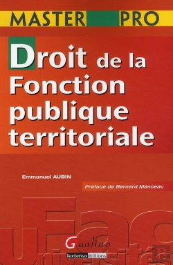 Bertrand.pt - Droit De La Fonction Publique Territoriale