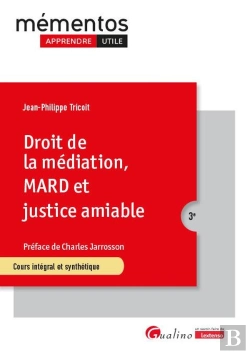 Bertrand.pt - Droit De La Médiation, Mard Et Justice Amiable : Cours Intégral Et Synthétique (3e Édition)