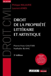 Droit De La Propriété Littéraire Et Artistique (3e Édition)