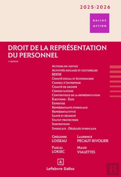 Bertrand.pt - Droit De La Représentation Du Personnel (Édition 2025/2026)