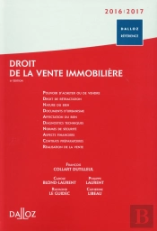 Droit De La Vente Immobilière (Édition 2015/2016)