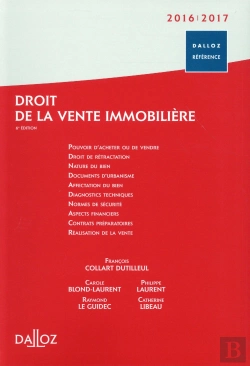 Bertrand.pt - Droit De La Vente Immobilière (Édition 2015/2016)