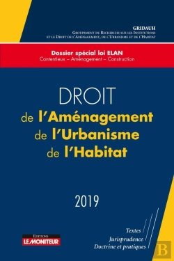 Bertrand.pt - Droit De L'Aménagement, De L'Urbanisme, De L'Habitat (Édition 2019)