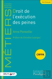 Droit De L'Exécution Des Peines