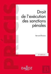 Droit De L'Exécution Des Peines