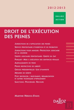 Bertrand.pt - Droit De L'Exécution Des Peines ; Édition 2010-2011