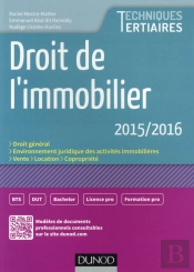 Droit De L'Immobilier (Édition 2016)