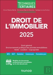Droit De L'Immobilier (Édition 2025)