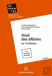 Droit Des Affaires (2e Édition)