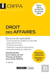Droit Des Affaires - 2eme Edition - Epreuve De Specialite : Commercants Et Societes Commerciales, Ac