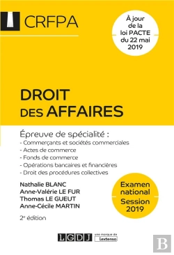 Bertrand.pt - Droit Des Affaires - 2eme Edition - Epreuve De Specialite : Commercants Et Societes Commerciales, Ac