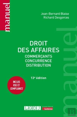 Bertrand.pt - Droit Des Affaires : Commerçants - Concurrence - Distribution (13e Édition)