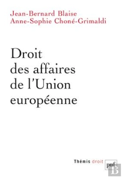 Bertrand.pt - Droit Des Affaires De L'Union Européenne