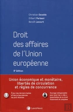 Bertrand.pt - Droit Des Affaires De L'Union Europeenne