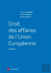 Droit Des Affaires De L'Union Europénne (9e Édition)