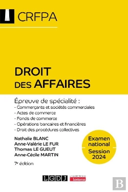 Bertrand.pt - Droit Des Affaires ; Examen National Session 2024 (7e Édition)