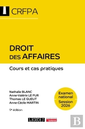 Droit Des Affaires : Examen National Session 2026 (9e Édition)