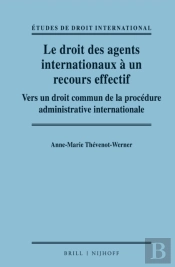 Droit Des Agents Internationaux A Un Recours Effectif