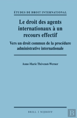 Bertrand.pt - Droit Des Agents Internationaux A Un Recours Effectif