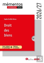 Droit Des Biens : Cours Intégral Et Synthétique + Tableaux Et Schémas (Édition 2026/2027)