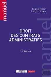 Droit Des Contrats Administratifs (13e Édition)