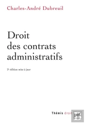 Droit Des Contrats Administratifs (2e Édition)