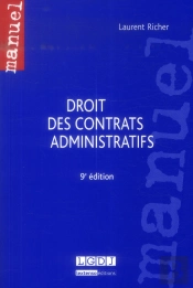 Droit Des Contrats Administratifs, 9eme Edition
