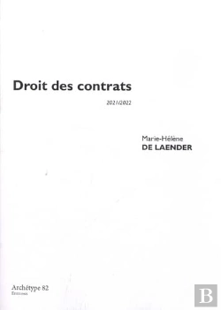 Bertrand.pt - Droit Des Contrats : Cours Et Exercices Corrigés : 2021-2022