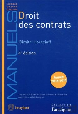 Bertrand.pt - Droit Des Contrats