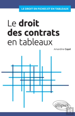 Bertrand.pt - Droit Des Contrats En Tableaux