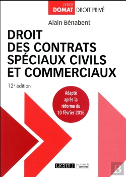 Bertrand.pt - Droit Des Contrats Speciaux Civils Et Commerciaux 12eme Edition