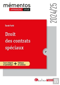 Bertrand.pt - Droit Des Contrats Spéciaux : Cours Intégral Et Synthétique + Tableaux Et Schémas (Édition 2024/2025)