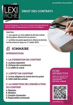 Bertrand.pt - Droit Des Contrats