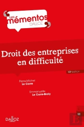 Droit Des Entreprises En Difficulté (10e Édition)