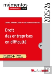 Droit Des Entreprises En Difficulté : Un Cours Clair, Structuré Et Accessible Pour L'Étudiant (Édition 2025/2026)