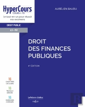 Droit Des Finances Publiques. 4e Ed.