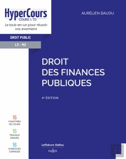 Bertrand.pt - Droit Des Finances Publiques. 4e Ed.