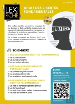 Bertrand.pt - Droit Des Libertés Fondamentales (3e Édition)