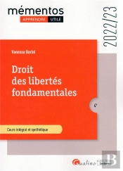 Droit Des Libertés Fondamentales (Édition 2022/2023)