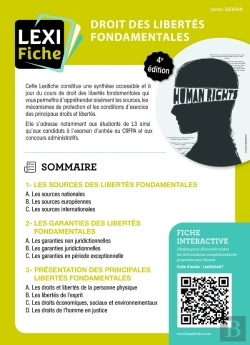 Bertrand.pt - Droit Des Libertés Fondamentales
