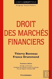 Droit Des Marchés Financiers (3e Édition)