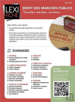 Bertrand.pt - Droit Des Marchés Publics : Passation, Exécution, Sanctions