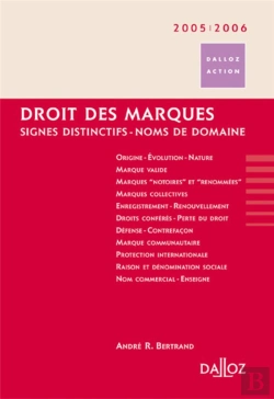 Bertrand.pt - Droit Des Marques ; Signes Distinctifs, Noms De Domaine