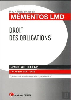 Bertrand.pt - Droit Des Obligations 14eme Edition