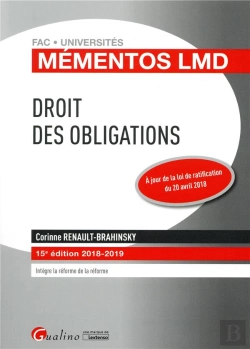 Bertrand.pt - Droit Des Obligations - 15eme Edition