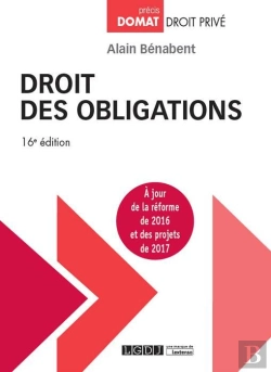Bertrand.pt - Droit Des Obligations 16eme Edition