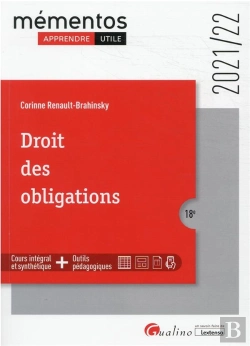 Bertrand.pt - Droit Des Obligations, 18eme Edition - Un Cours Clair, Structure Et Accessible Pour L Etudiant