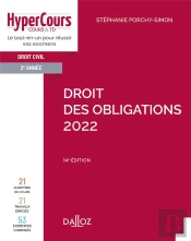 Droit Des Obligations 2022 - 14e Ed.